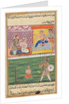 Page from Tales of a Parrot: Eighth night: The handmaiden again appeals…, c. 1560 by Unknown