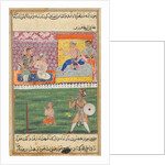 Page from Tales of a Parrot: Eighth night: The handmaiden again appeals…, c. 1560 by Unknown