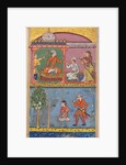 Page from Tales of a Parrot: Eighth night: The handmaiden appeals…, c. 1560 by Tara Chand