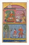 Page from Tales of a Parrot: Eighth night: The handmaiden appeals…, c. 1560 by Tara Chand