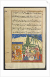 Page from Tales of a Parrot: Eighth night: The king?s handmaiden takes? 1558-1560 by Unknown