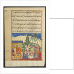 Page from Tales of a Parrot: Eighth night: The king?s handmaiden takes? 1558-1560 by Unknown