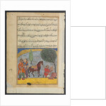 Page from Tales of a Parrot: Eighth night: The lover?s son makes an elephant?, c1560 by Unknown