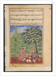 Page from Tales of a Parrot: Eighth night: The unfaithful wife explaining…, c. 1560 by Unknown