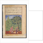 Page from Tales of a Parrot: Eighth night: The unfaithful wife explaining…, c. 1560 by Unknown