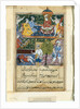 Page from Tales of a Parrot: Eighth night: The young prince is crowned…, 1558-1560 by Suraju