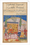 Page from Tales of a Parrot: Eighth night: The young prince is presented…, 1558-1560 by Unknown