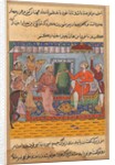 Page from Tales of a Parrot: Eleventh night: The Brahman, unable to select…, c. 1560 by Unknown