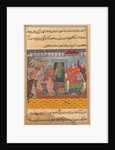 Page from Tales of a Parrot: Eleventh night: The Brahman, unable to select…, c. 1560 by Unknown