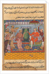 Page from Tales of a Parrot: Eleventh night: The Brahman, unable to select…, c. 1560 by Unknown
