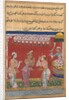 Page from Tales of a Parrot: Eleventh night: The king of the Ocean…, c. 1560 by Unknown