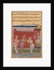 Page from Tales of a Parrot: Eleventh night: The king of the Ocean…, c. 1560 by Unknown