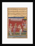 Page from Tales of a Parrot: Eleventh night: The king of the Ocean…, c. 1560 by Unknown