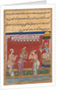 Page from Tales of a Parrot: Eleventh night: The king of the Ocean…, c. 1560 by Unknown