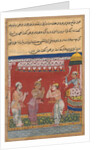 Page from Tales of a Parrot: Eleventh night: The king of the Ocean…, c. 1560 by Unknown