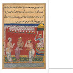 Page from Tales of a Parrot: Eleventh night: The king of the Ocean…, c. 1560 by Unknown