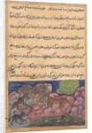Page from Tales of a Parrot: Fifteenth night: The wolf advises the lion…, 1558-1560 by Unknown