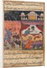 Page from Tales of a Parrot: Fifth night: The monkey slain, his blood…, c. 1560 by Unknown