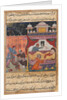 Page from Tales of a Parrot: Fifth night: The monkey slain, his blood…, c. 1560 by Unknown