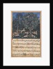 Page from Tales of a Parrot: Fifth night: The parrot mother cautions…, c. 1560 by Daswanth