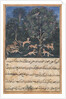 Page from Tales of a Parrot: Fifth night: The parrot mother cautions…, c. 1560 by Daswanth