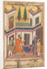 Page from Tales of a Parrot: Fiftieth night: The merchant returns…, c. 1560 by Unknown