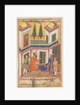 Page from Tales of a Parrot: Fiftieth night: The merchant returns…, c. 1560 by Unknown