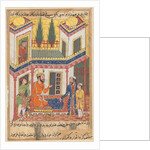 Page from Tales of a Parrot: Fiftieth night: The merchant returns…, c. 1560 by Unknown