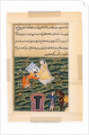 Page from Tales of a Parrot: Fifty-first night: Khusrau, the King of Kings?, c. 1560 by Unknown