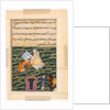 Page from Tales of a Parrot: Fifty-first night: Khusrau, the King of Kings?, c. 1560 by Unknown