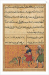 Page from Tales of a Parrot: Fifty-second night: The bird of seven colours?, c. 1560 by Unknown