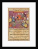 Page from Tales of a Parrot: Fifty-second night: The king gives his daughter…, c. 1560 by Unknown