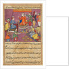 Page from Tales of a Parrot: Fifty-second night: The king gives his daughter…, c. 1560 by Unknown