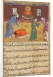 Page from Tales of a Parrot: Fifty-second night: The pious man?s son…, c. 1560 by Unknown