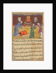 Page from Tales of a Parrot: Fifty-second night: The pious man?s son…, c. 1560 by Unknown
