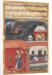 Page from Tales of a Parrot: First night: Khujasta kills the pet myna…, c. 1560 by Unknown