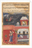 Page from Tales of a Parrot: First night: Khujasta kills the pet myna…, c. 1560 by Unknown