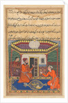 Page from Tales of a Parrot: Forty-eighth night: The young man of Baghdad…, c. 1560 by Unknown