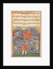 Page from Tales of a Parrot: Forty-fifth night: The Amir slays the snake…, c. 1560 by Unknown