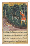 Page from Tales of a Parrot: Forty-first night: The gardener seizes…, c. 1560 by Unknown