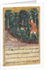 Page from Tales of a Parrot: Forty-first night: The gardener seizes…, c. 1560 by Unknown