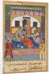 Page from Tales of a Parrot: Forty-second night: Repenting his conduct…, c. 1560 by Unknown