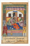 Page from Tales of a Parrot: Forty-second night: Repenting his conduct…, c. 1560 by Unknown