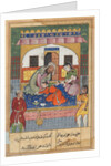 Page from Tales of a Parrot: Forty-second night: Repenting his conduct…, c. 1560 by Unknown