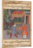 Page from Tales of a Parrot: Forty-second night: The merchant of Tirmiz…, c. 1560 by Unknown