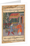 Page from Tales of a Parrot: Forty-second night: The merchant of Tirmiz…, c. 1560 by Unknown