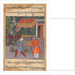 Page from Tales of a Parrot: Forty-second night: The merchant of Tirmiz…, c. 1560 by Unknown
