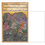 Page from Tales of a Parrot: Forty-sixth night: The Raja of Ujjain…, c. 1560 by Unknown