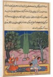 Page from Tales of a Parrot: Fourteenth night: The invention of musical…, c. 1560 by Unknown