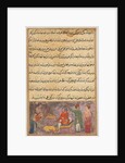 Page from Tales of a Parrot: Fourth night: The two erring cooks…, c. 1560 by Unknown